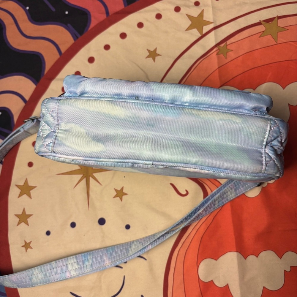 Lug Carousel Crossbody Bag Pastel Mystic Seaglass RFID Quilted Shoulder Bag Blue - Picture 14 of 16